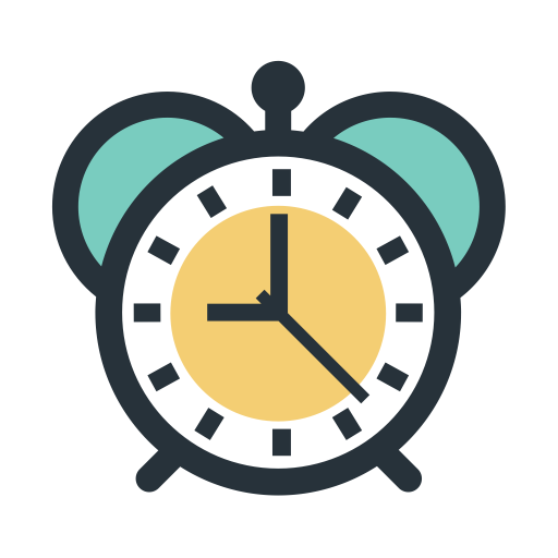 Color Alarm Clock svg vector icon