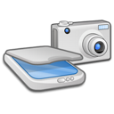 &, camera, scanner icon