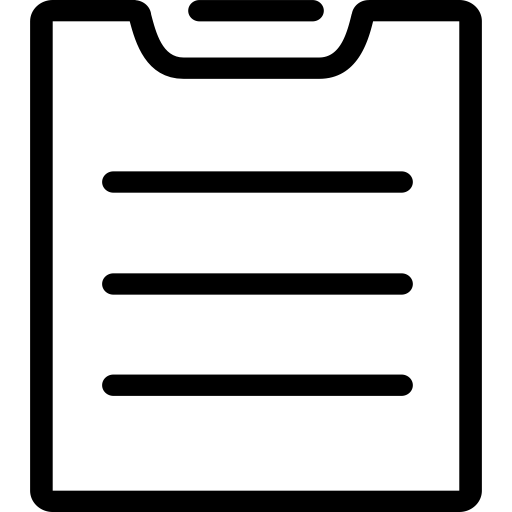 Target Page List svg vector icon