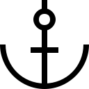 anchor, app, essential, ui svg vector icon