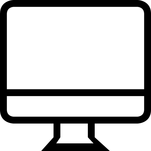 Computer svg vector icon