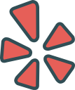 brand, logo, network, social, yelp svg vector icon