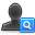 search, user icon