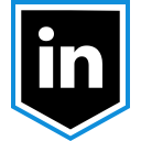 linkedin, logo, media, social svg vector icon