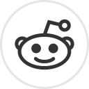 media, online, reddit, social svg vector icon