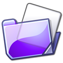 folder,violet icon