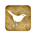 bird, paper, twitter icon