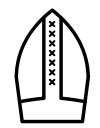 bishop, cardinal, catholic, christian, church, pope svg vector icon