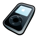 ipod,video,black,mp3 player icon