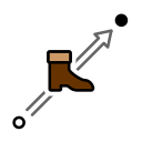 move, quick, run, strategic, tactic svg vector icon