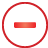 basic, button, red, remove icon