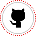 github, logo, social svg vector icon