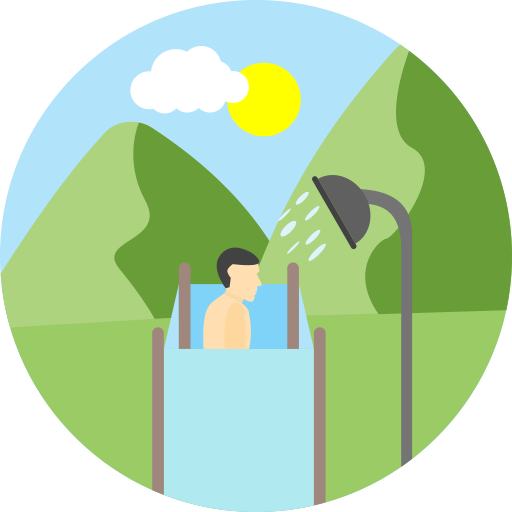 Take A Shower svg vector icon