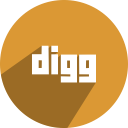 digg, , media, network, social svg vector icon