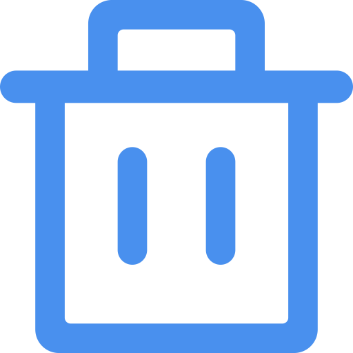 Delete svg vector icon
