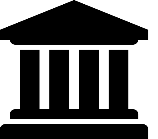 Institution svg vector icon