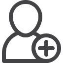 account, add, profile, seo, user svg vector icon