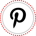 logo, pinterest, social svg vector icon