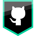github, logo, media, social svg vector icon