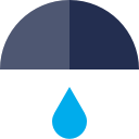 rain, rainfall, rainy svg vector icon