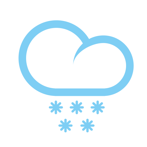 Weather Snow svg vector icon