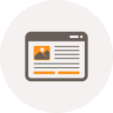browser, content, internet, web, webpage svg vector icon