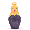 lady, matryoshka icon