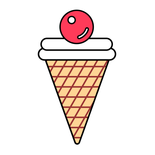 Icecream svg vector icon