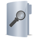 folder, search icon