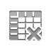 spreadsheet,cross icon