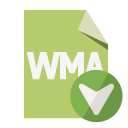 file,format,wma,down icon