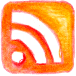 pencil, rss icon