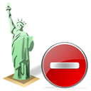 estatuadelalibertad,delete,del,remove icon