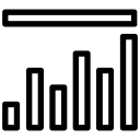 chart, media, network, social svg vector icon