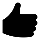 like, yes svg vector icon