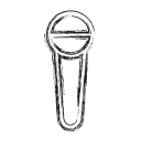 microphone, productivity, shape, social svg vector icon