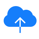 cloud, upload svg vector icon