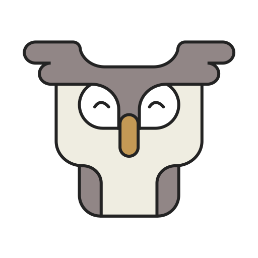 Owl svg vector icon