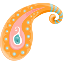 lifeform, organism, paisley icon