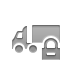 semi,trailer,truck,lock icon