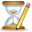 edit, hourglass icon