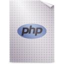 application, gnome, mime, php icon