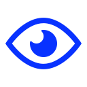 eye, opened, public, visible, watch svg vector icon