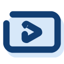 influencer, movie, social network, video, vlog, youtube svg vector icon