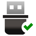 installed, usb icon