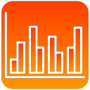 scientific, statistics svg vector icon