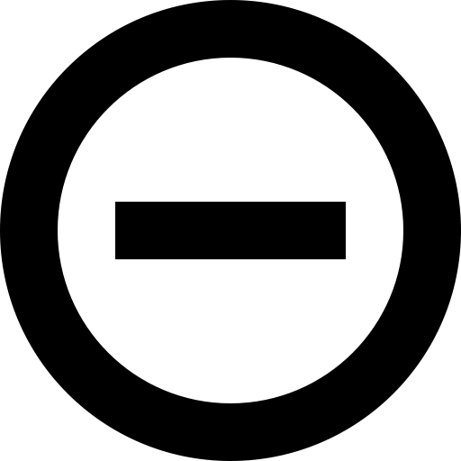 Minus svg vector icon