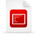 file,document,paper,red icon