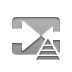 asymmetric,network,pyramid icon