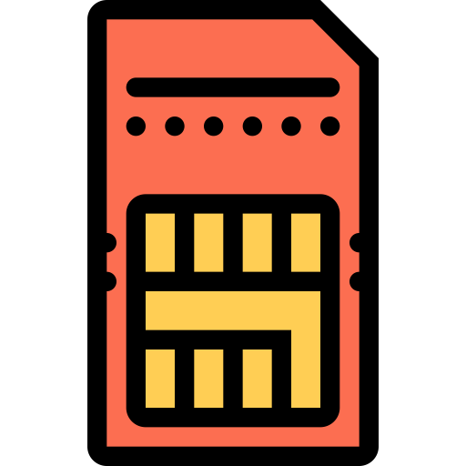 Sim Card svg vector icon